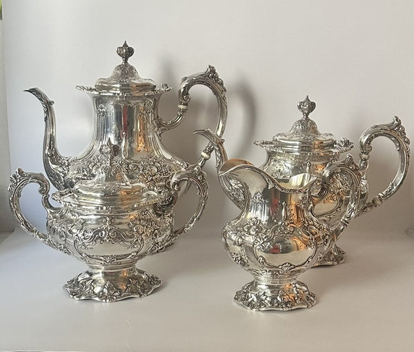 4 pc Tea & Coffee Service. Reed & Barton Francis I Sterling Silver. No Monograms