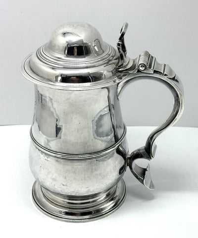 Tankard. English Sterling Silver. Georgian Period. London 1776 Date. James Young