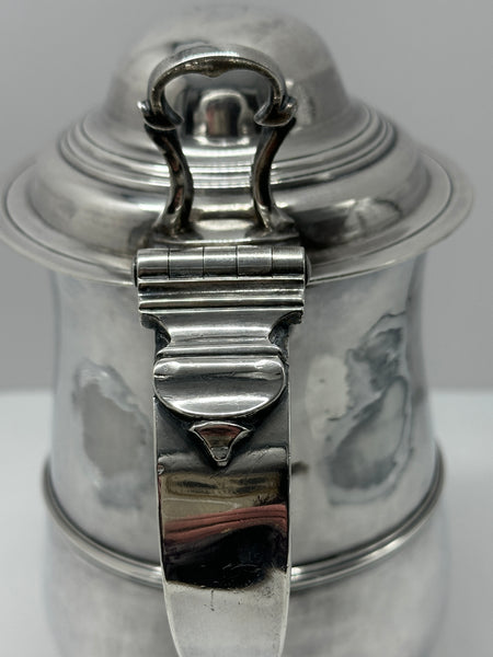 Tankard. English Sterling Silver. Georgian Period. London 1776 Date. James Young