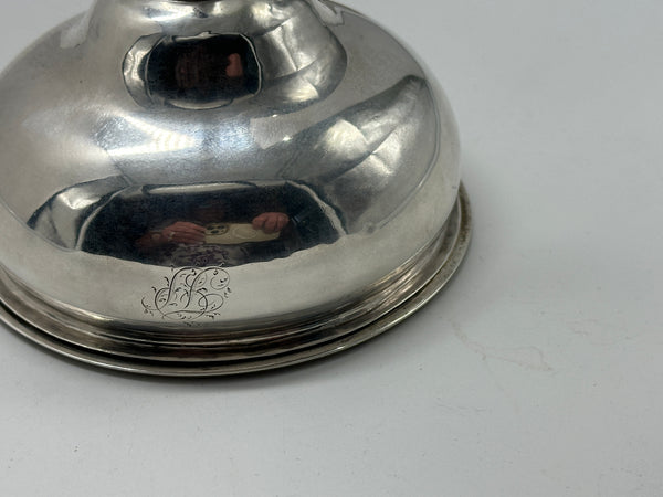 Wine Funnel with Tray. English Sterling Silver. Georgian Period. P and A Bateman