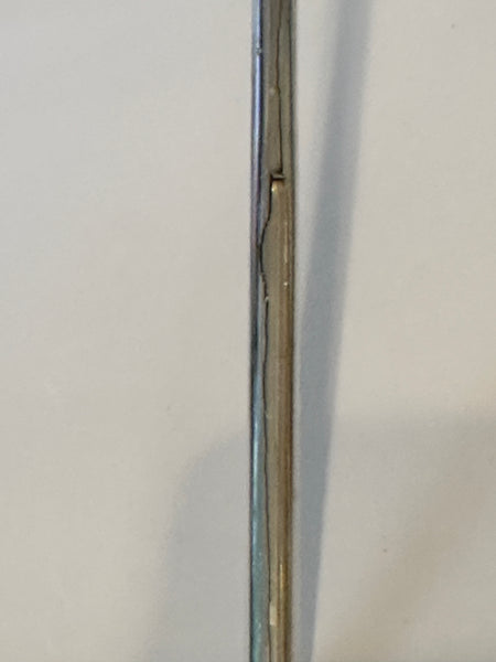 Martini Stirrer Cocktail Muddler. Hawkes Engraved Glass. 17" Height Early 20th C