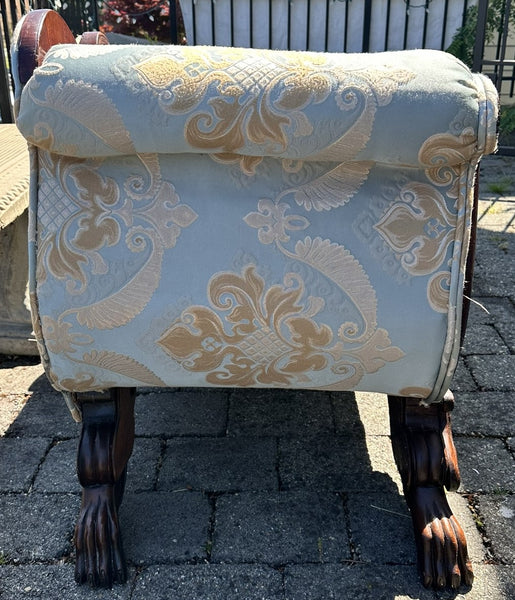 Chaise Lounge. American Empire. Mahogany Wood. First half 19th Century