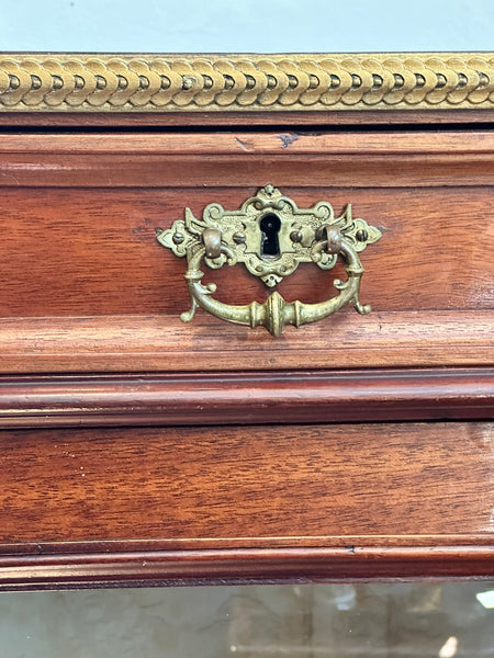 Fruitwood Vitrine Display Cabinet. Circa 1900