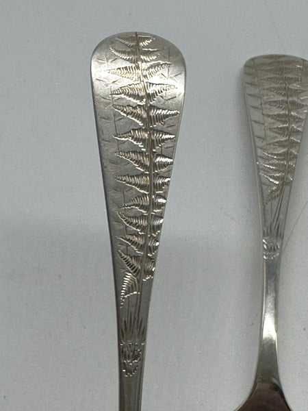 12 Dinner Forks. American Sterling Silver. W.M. Wilson & Son Philadelphia Fern