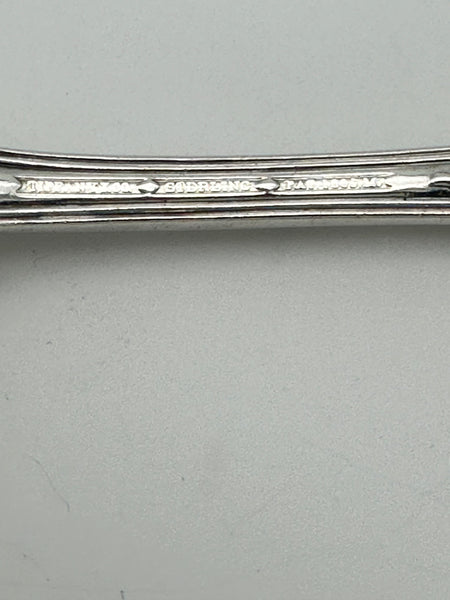 Berry Spoon. Tiffany & Co. Sterling Silver English King Pattern. Mono. 9 3/8"