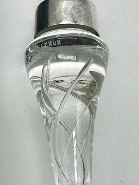 Lenox Crystal Icicle Christmas Ornament. 5 5/8" Length. Original Box. 1989