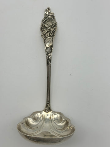 Sauce Ladle. Watson Sterling Silver Fruit Series Strawberry. Dated 1907