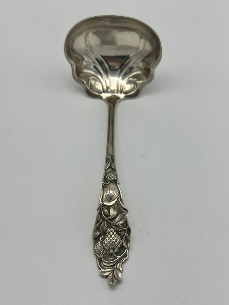 Sauce Ladle. Watson Sterling Silver Fruit Series Strawberry. Dated 1907