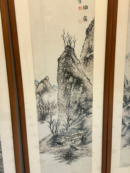Five Korean Ink and Watercolor. Pyon Kwansik aka Byeon Gwansik. (1899-1976)