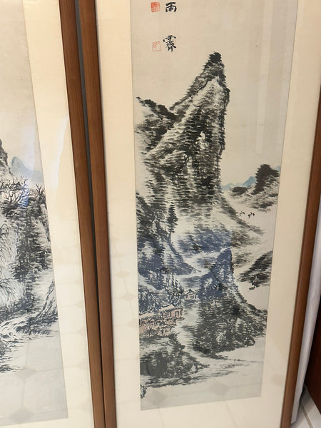 Five Korean Ink and Watercolor. Pyon Kwansik aka Byeon Gwansik. (1899-1976)
