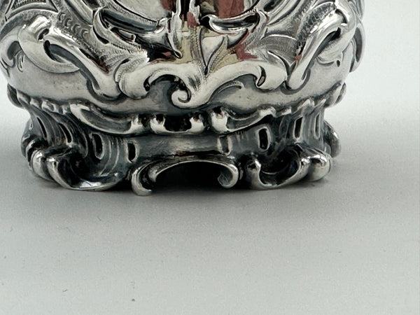 Baby Cup Christening Mug. English Sterling Silver London 1844. Victorian.