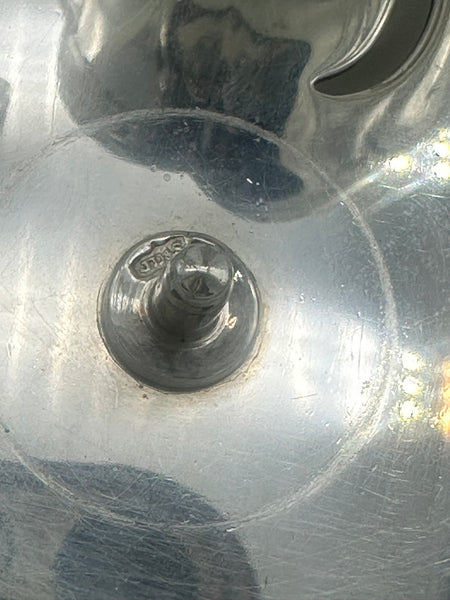 Egg Holder. English Sterling Silver. Sheffield 1905. Gadrooned and Shell Border.