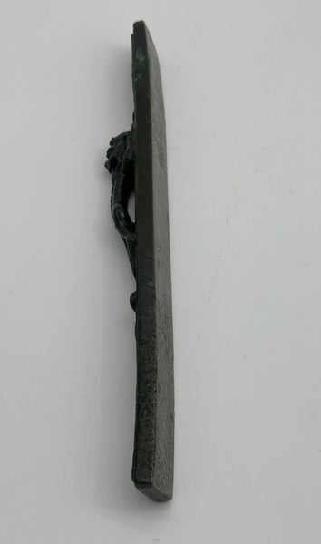 Scroll Weight. Chinese Bronze. Qilin Dragon Figure. Ming/Qing. 8 3/4"