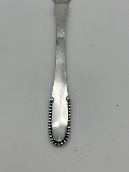 Fish Knife. Georg Jensen Denmark. Beaded Pattern. 1915-1927. 8"