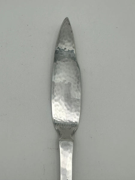 Fish Knife. Georg Jensen Denmark. Beaded Pattern. 1915-1927. 8"