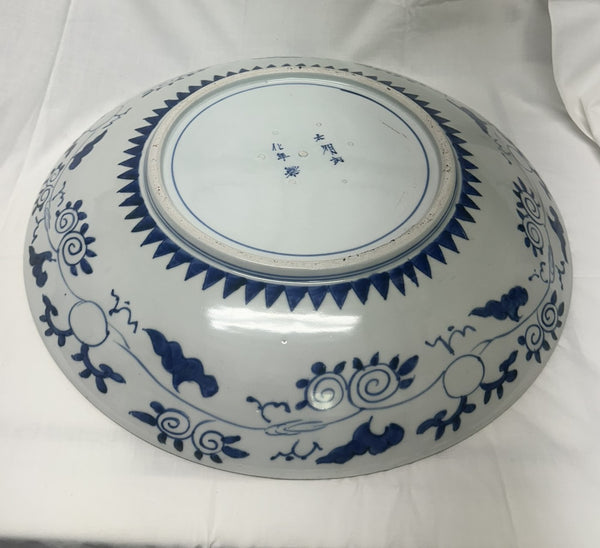 Large Japanese Imari Charger. 19th Century. 18" Diameter