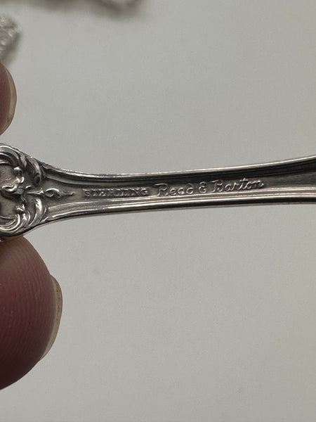 9 Ice Cream Spoons. Reed & Barton Sterling Silver. Francis I.