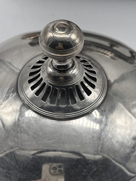 Tea Urn. English Sheffield Silverplate over Copper. 19th Century. 17" Height