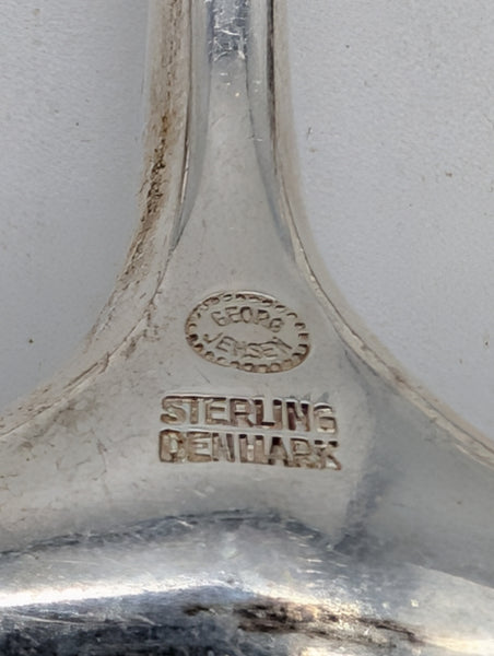 Georg Jensen Denmark Sterling Silver Cypress Pattern. Mid Century. 75 pieces.