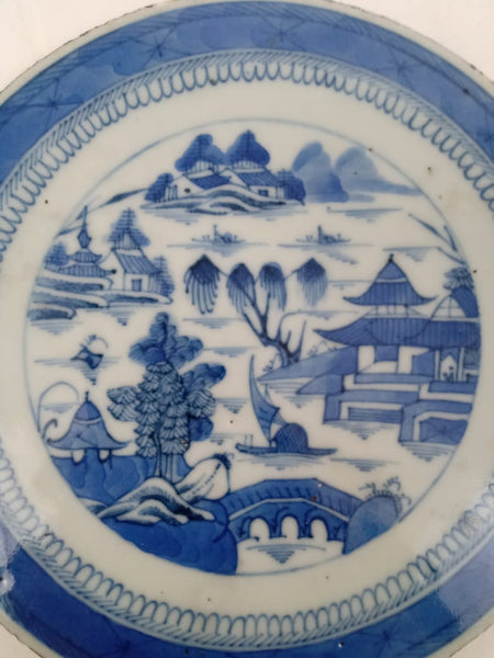 19th Century Chinese Canton Porcelain Trivet.