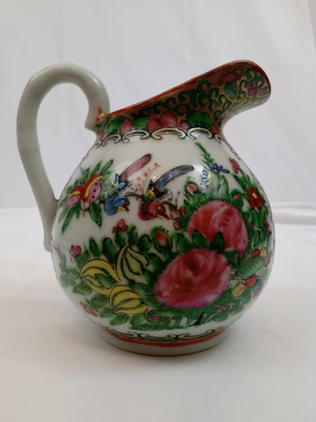 19th Century Chinese Rose Canton Porcelain Creamer.
