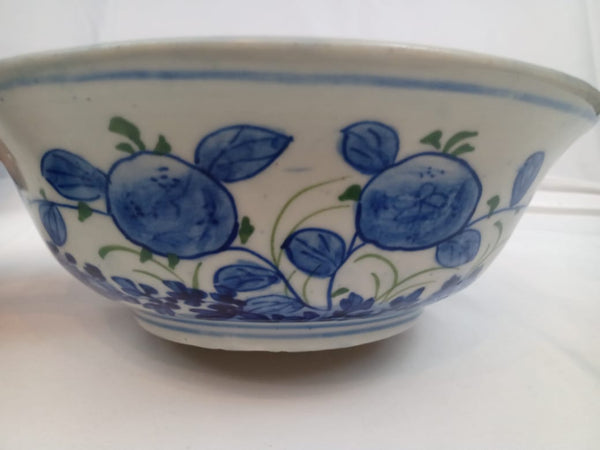 Japanese Imari Blue and White Porcelain Bowl