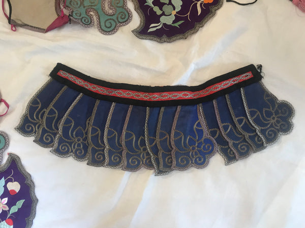 Republic Period Chinese Embroidery Collar with Tassels. Very Good Condition.